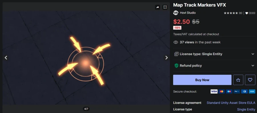 [에셋스토어] (무료) Map Track Markers VFX_1.webp