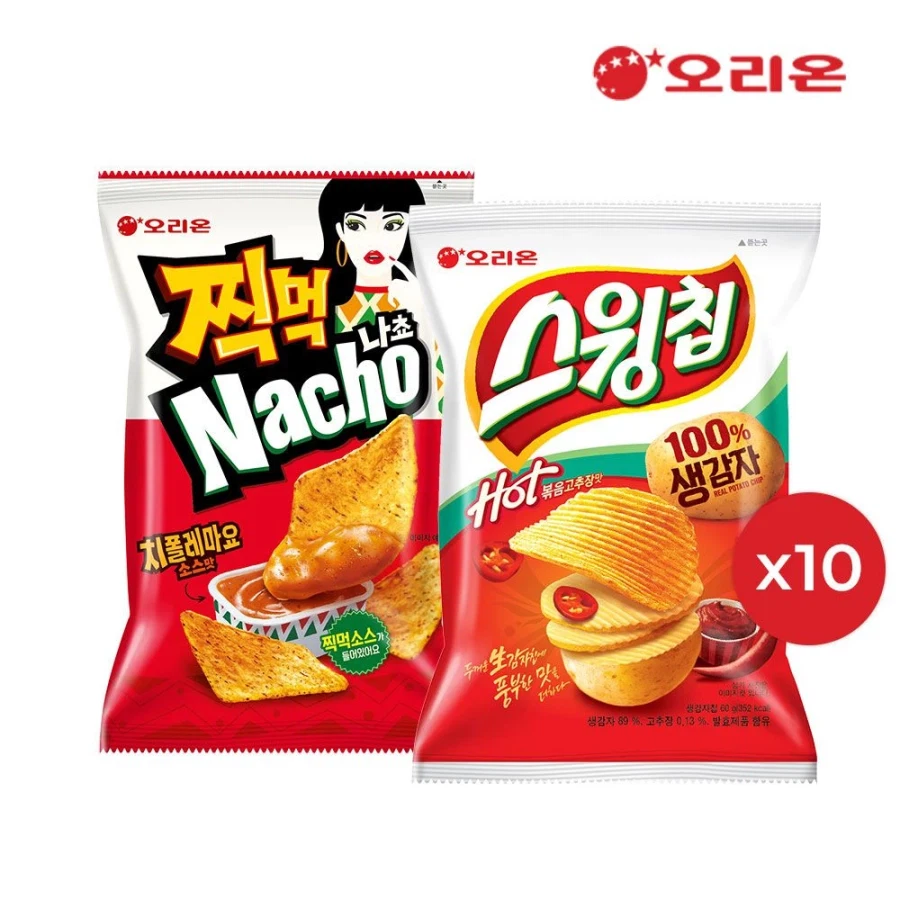 [오늘의집]찍먹 나쵸 치폴레마요 10개+스윙칩 볶음고추장 10개 20,633원_1.webp