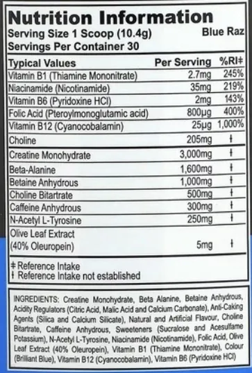 image.png [쿠팡] (헬창용 부스터)EVLUTIONNUTRITION ENGN 프리-워크아웃 엔진 블루 라즈 맛, 3개, 312g (와우회원42,850) (무료)