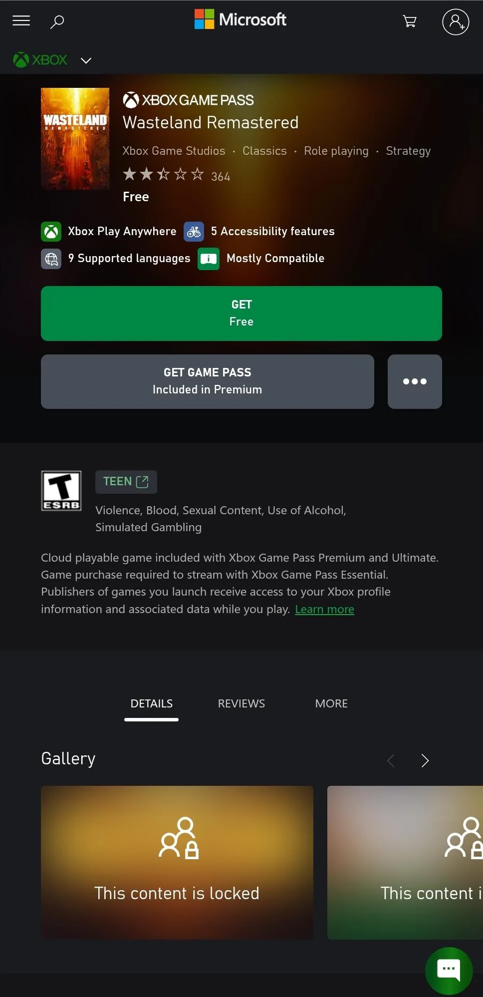 Screenshot_20260416_194936_Chrome.jpg [MS스토어] Wasteland Remastered (무료) (무료)