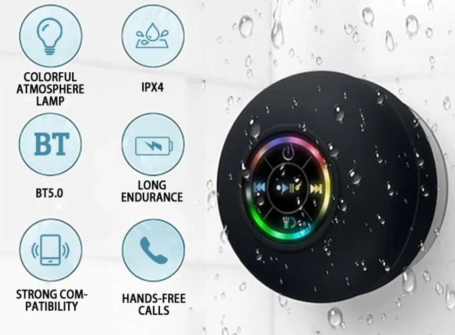 [알리] 무선 블루투스 IPX4 방수 스피커 / 5,795원_1.webp