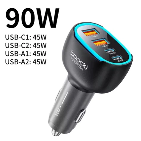 [알리] 투키 90W 미니 차량용 충전기(9.5달러/무료)_1.webp