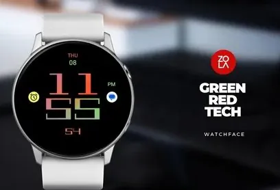 [구글플레이] 갤럭시워치 페이스 green red tech 등 3종 (0원) (무료)