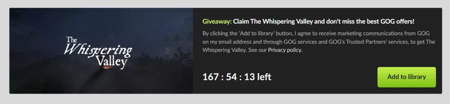 [GOG] The Whispering Valley (무료)_1.webp