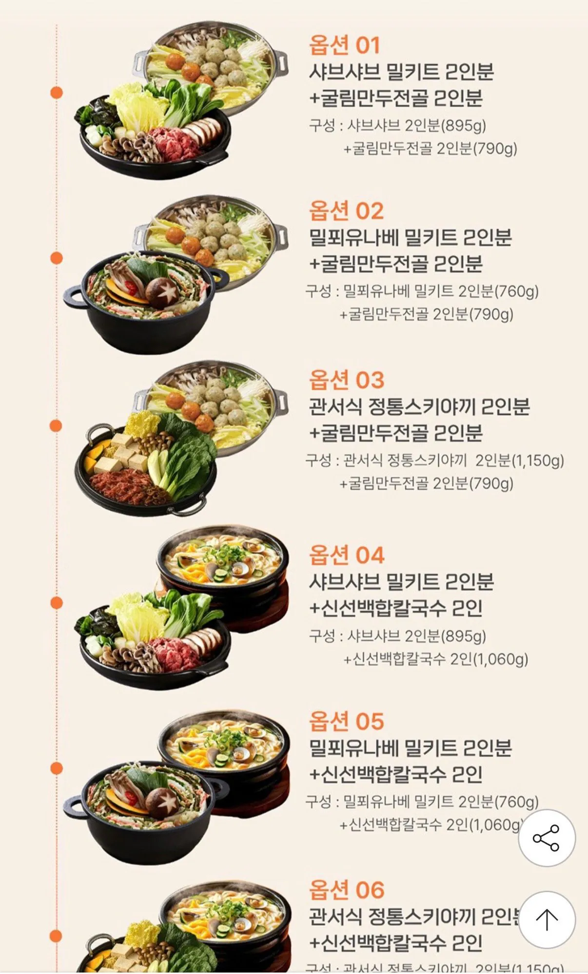 [지마켓] 채선당 시그니쳐 밀키트 6종 4인분 모음 (19,340원) (무료)