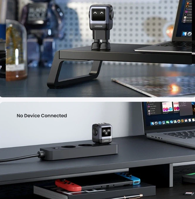 [알리] 유그린 65W GaN 멀티 충전기 (로봇 디자인) / 25,285원_2.webp