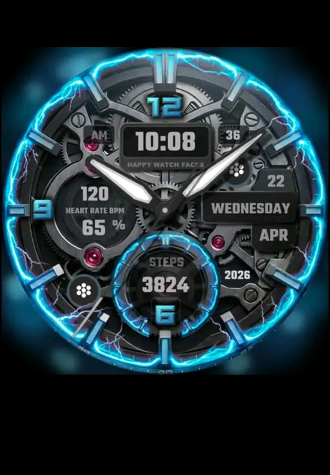 [WearOS] h1401 Space Plasma Door 워치페이스 (무료) (무배)