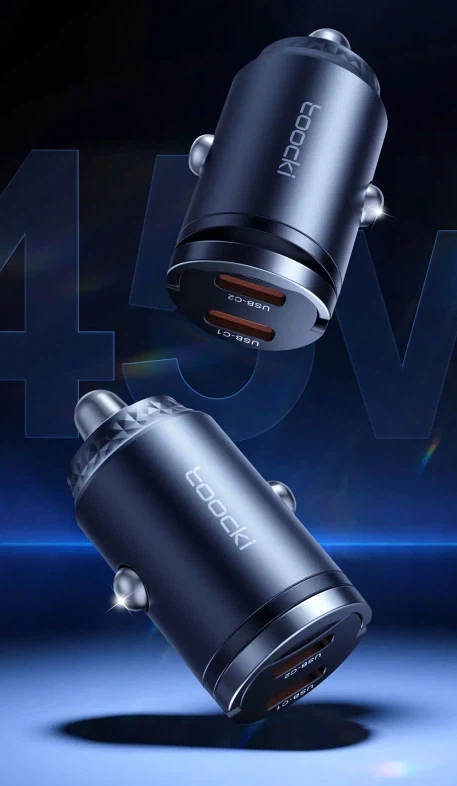 [알리] Toocki 45W 차량용충전기 C타입 싱글/듀얼 선택 / 4,892원_1.webp