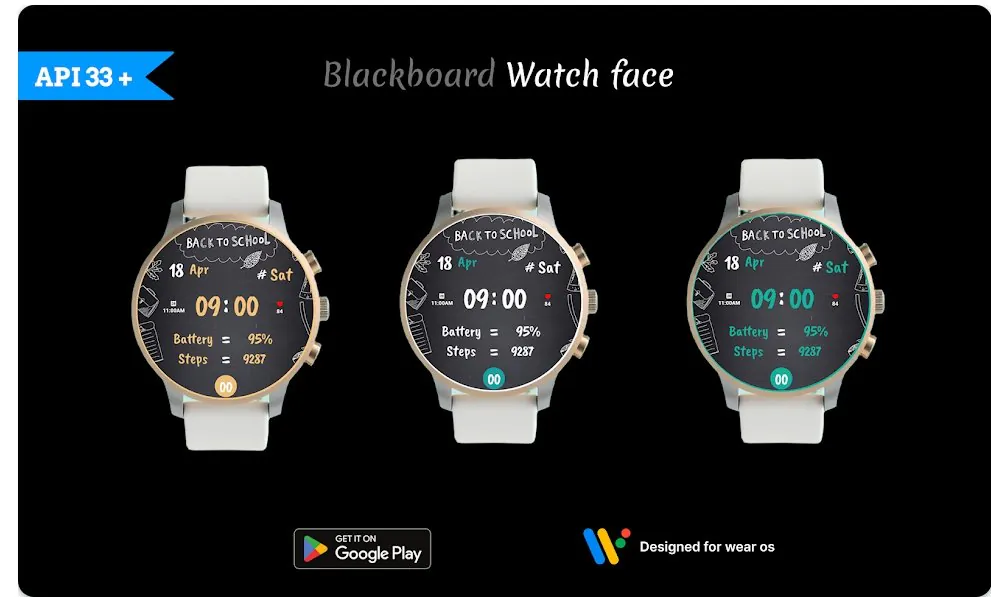 [구글플레이] 갤럭시워치 페이스 백보드 등 2종 (0원) (무료)