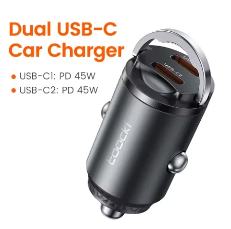 [알리] Toocki 45W 차량용충전기 C타입 싱글/듀얼 선택 / 4,892원_6.webp