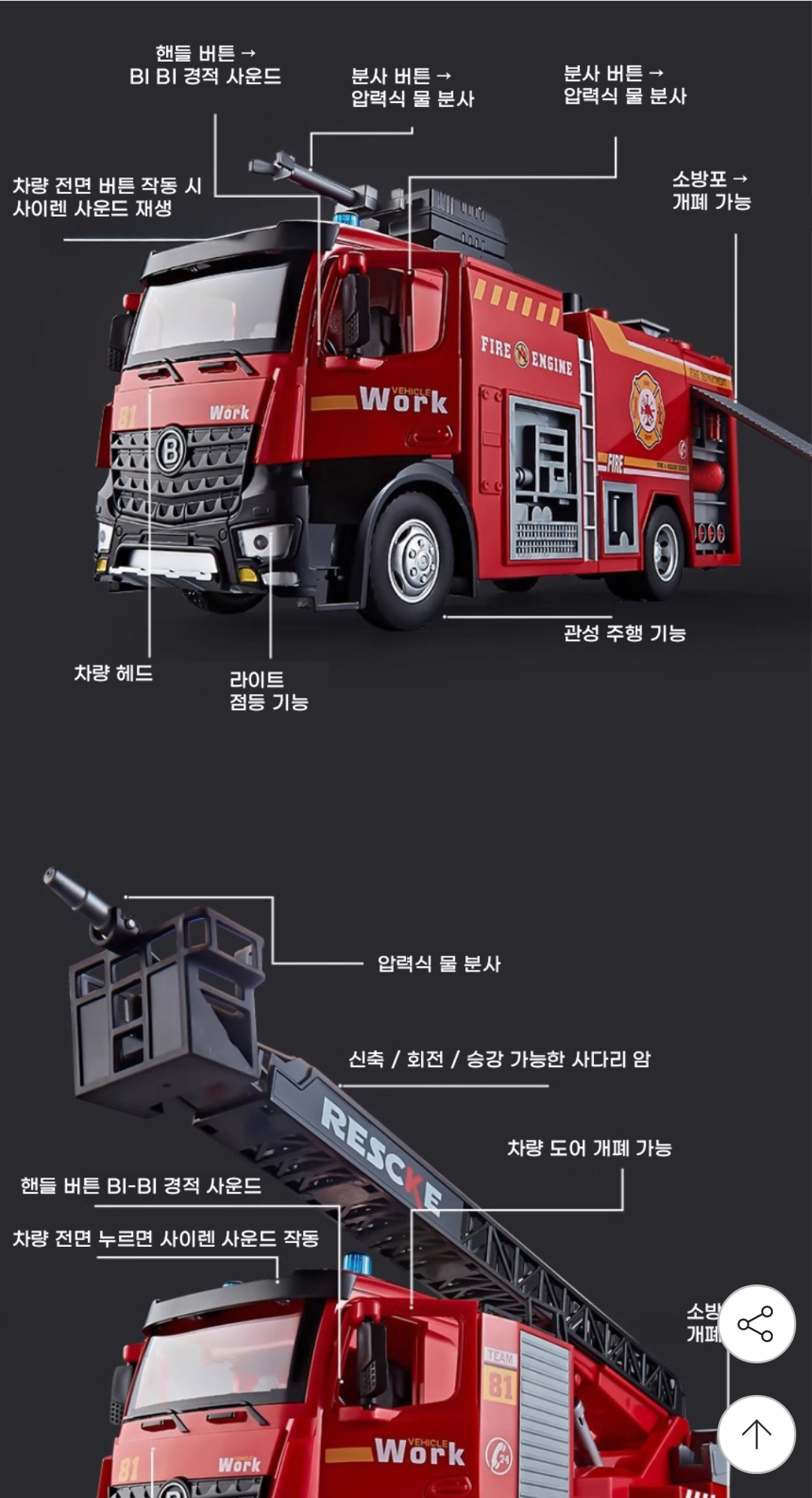 Screenshot_20260423_120221_G.png [g마켓] FIRE FORCE 911 합금 레스큐 트럭 1:18 물분사 전동 (신한17,000원) (무료)
