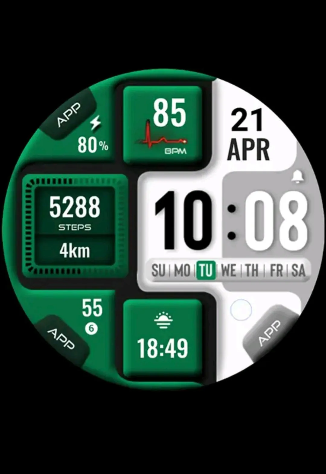 [WearOS] ml2u408 워치페이스 외 (무료) (무배)