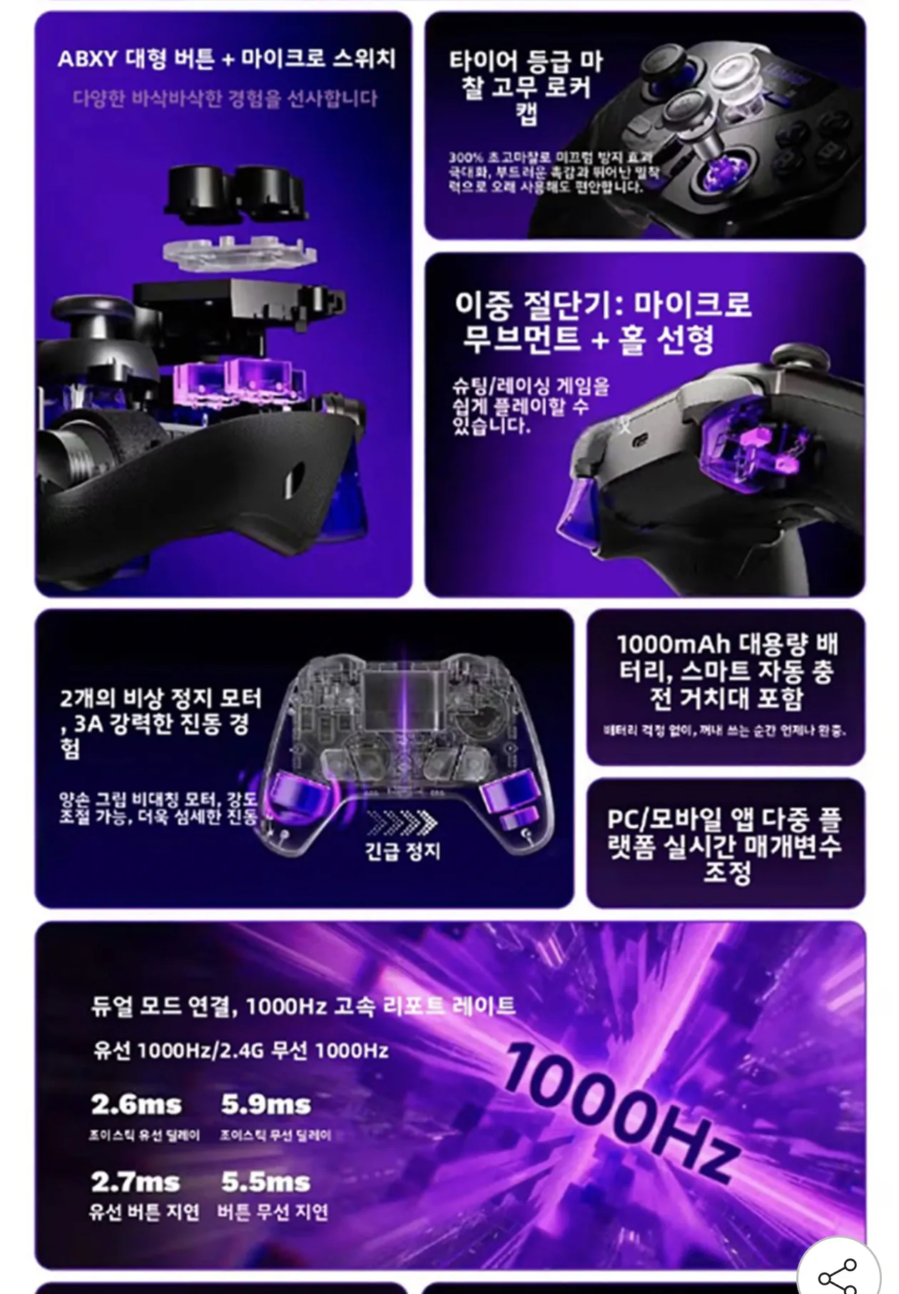 image.png [G Market] Tay cầm chơi game mới LEADJOY XENO PLUS TMR với đế sạc (35.400 won) (giao hàng miễn phí)