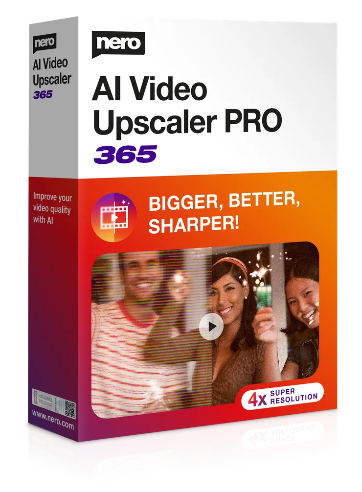 [Nero] AI Video Upscaler PRO 365 Miễn phí 1 năm (0 won) (miễn phí)