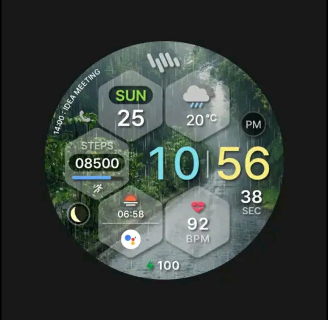 [WearOS] SamWatch InfoBlock 4 WX 2025 워치페이스 (무료) (무배)