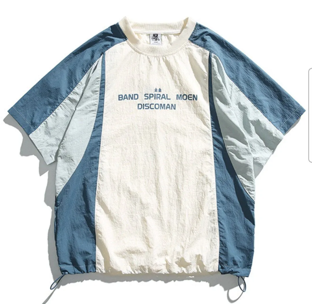 Screenshot_20260430_060638_Chrome.jpg [옥션] 힙한 남녀공용 배색 아노락 반팔티 (9,850원) (무료)