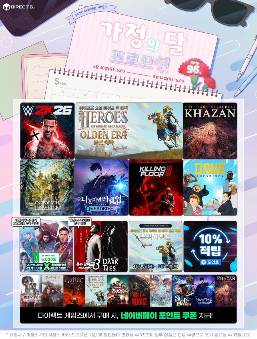 [Trò chơi trực tiếp] Chương trình khuyến mãi Tháng Gia đình bắt đầu / Baha Requiem, Red Desert Naver Pay_1.webp