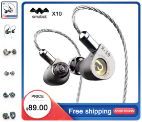 image.png [알리] [이어폰] [5월] Smabat X10, pro 외 ($55.1) (무료)