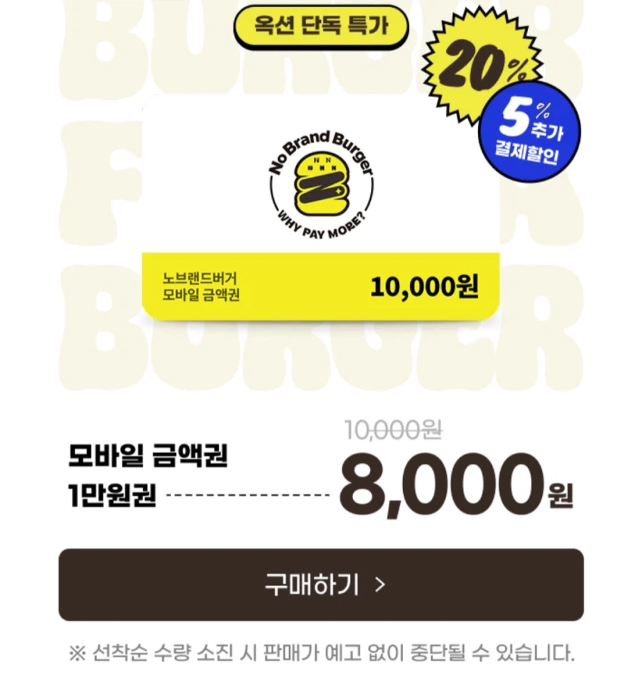 [Đấu giá] Phiếu quà tặng No Brand Burger 17-20% + Thẻ Samsung Giảm giá 5% (giá thay đổi/miễn phí)_2.webp
