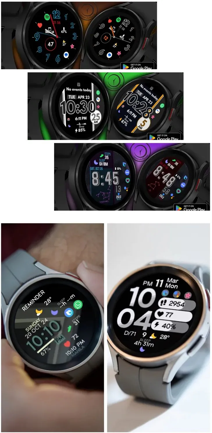 [Google Play] 7 loại bao gồm Galaxy Watch Face rens watchface91 (0 won) (miễn phí)