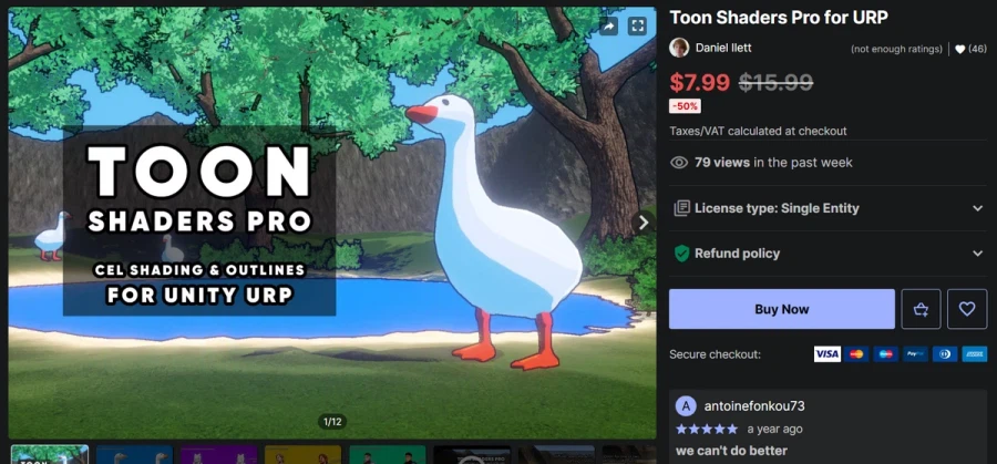 [Asset Store] (Miễn phí) Toon Shaders Pro cho URP_1.webp