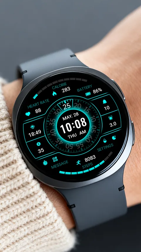 [Google Play] Galaxy Watch Face Big Aurora Glow, 3 loại (0 won) (Miễn phí)