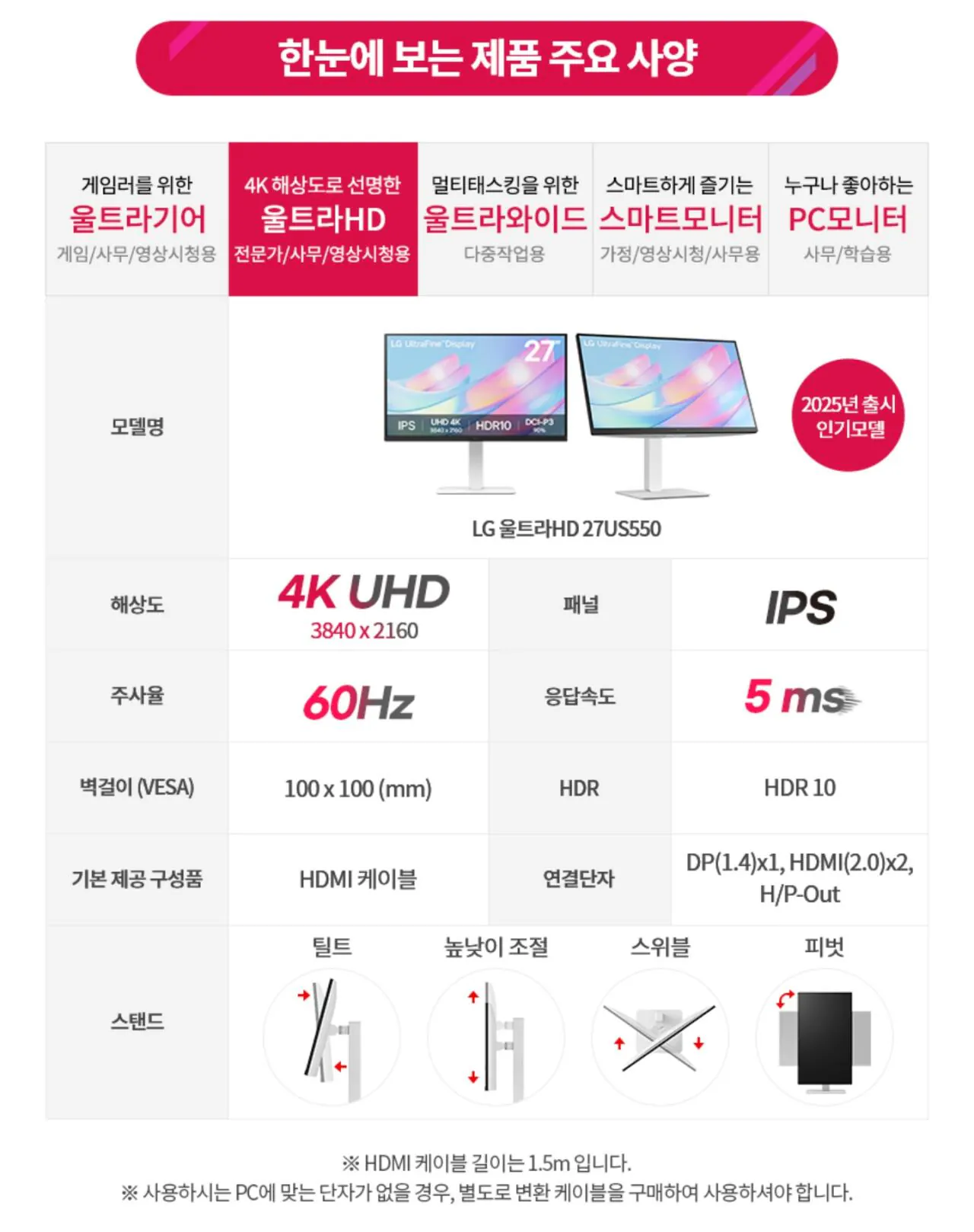 113438.jpg [G Market] [Màn hình 4K 27 inch] 27US550 Giá xấp xỉ 220.000 won (251.330 won) (Miễn phí)