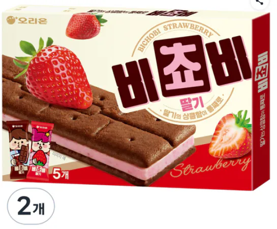 1.png [쿠팡와우] 오리온 비쵸비 딸기, 125g, 2개 (4,960원) (무료)