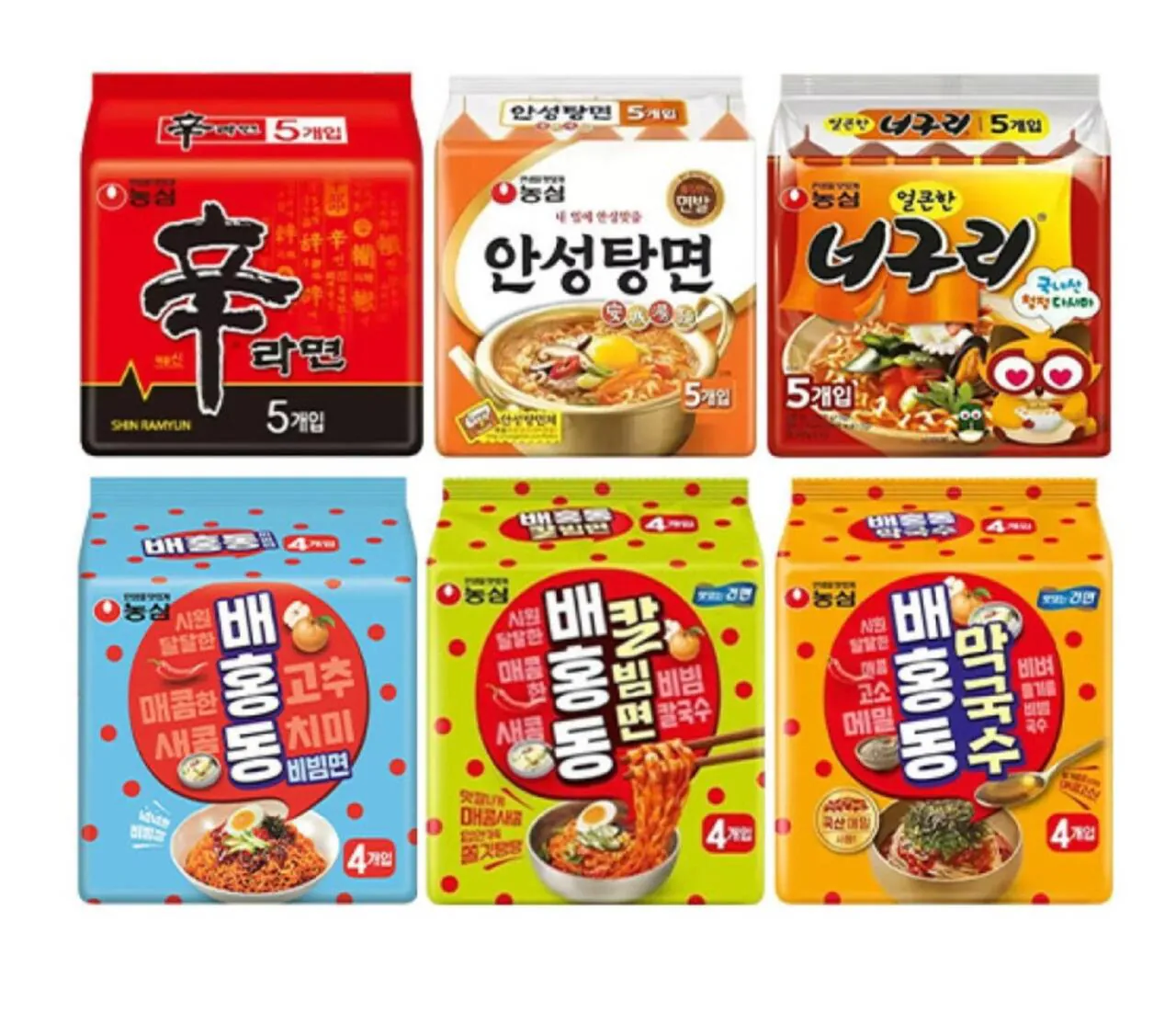 1000030830.jpg [Đường 11] 5 miếng Shin Ramyun + 5 miếng Anseongtangmyeon + 5 miếng Hannaguri cay + 4 miếng Baehongdong Bibim Myeon + 4 miếng mì Kalbim + 4 miếng Makguksu (Te-Mem + Kakao Pay) (21.070 won) (Miễn phí)