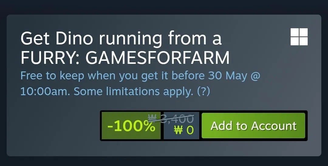 1247.jpg [Steam] Dino chạy từ FURRY: GAMESFORFARM (Miễn phí) (Miễn phí)