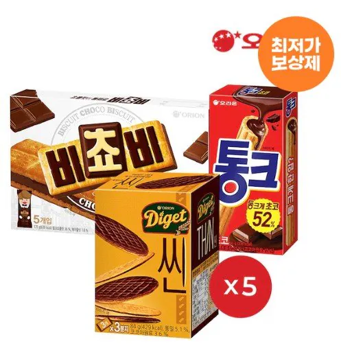 1.jpg [Ngôi nhà ngày nay] Bichovy (125g) x 5 + Tonk (45g) x 5 + Dije Thin (84g) x 5 (18.174 KRW) (Miễn phí)