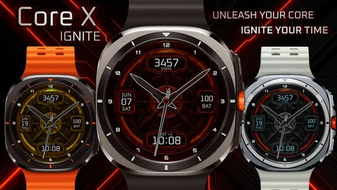 [Google Play] Galaxy Watch Face CoreX 2 loại miễn phí (0 won) (miễn phí)