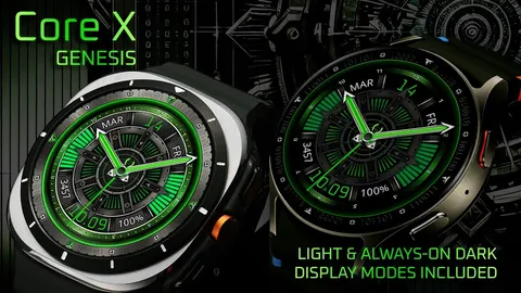 [Google Play] Galaxy Watch Face CoreX 2 loại miễn phí (0 won) (miễn phí)