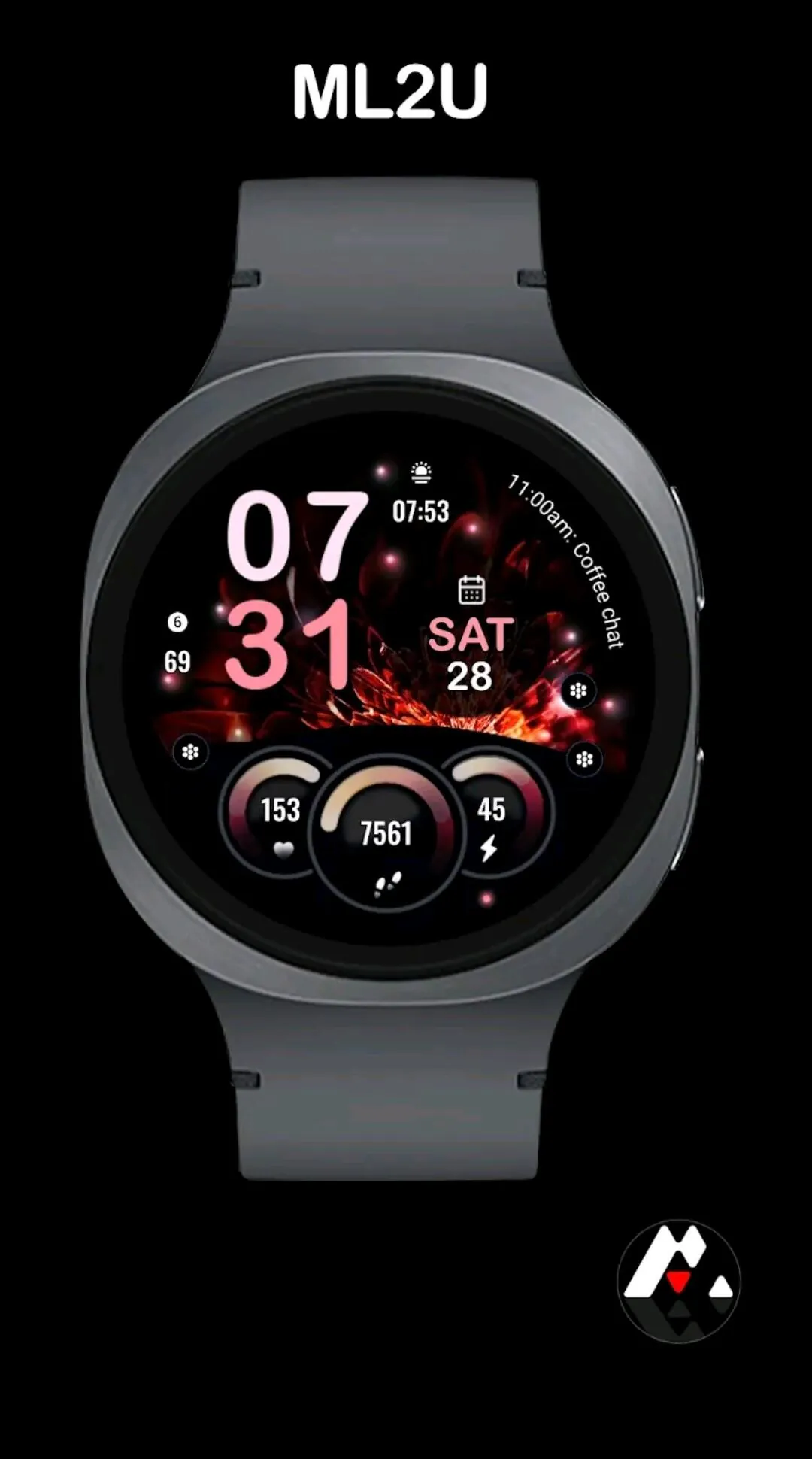 [Google Play] Mặt đồng hồ Galaxy ML2U 115 (0 won) (Miễn phí)
