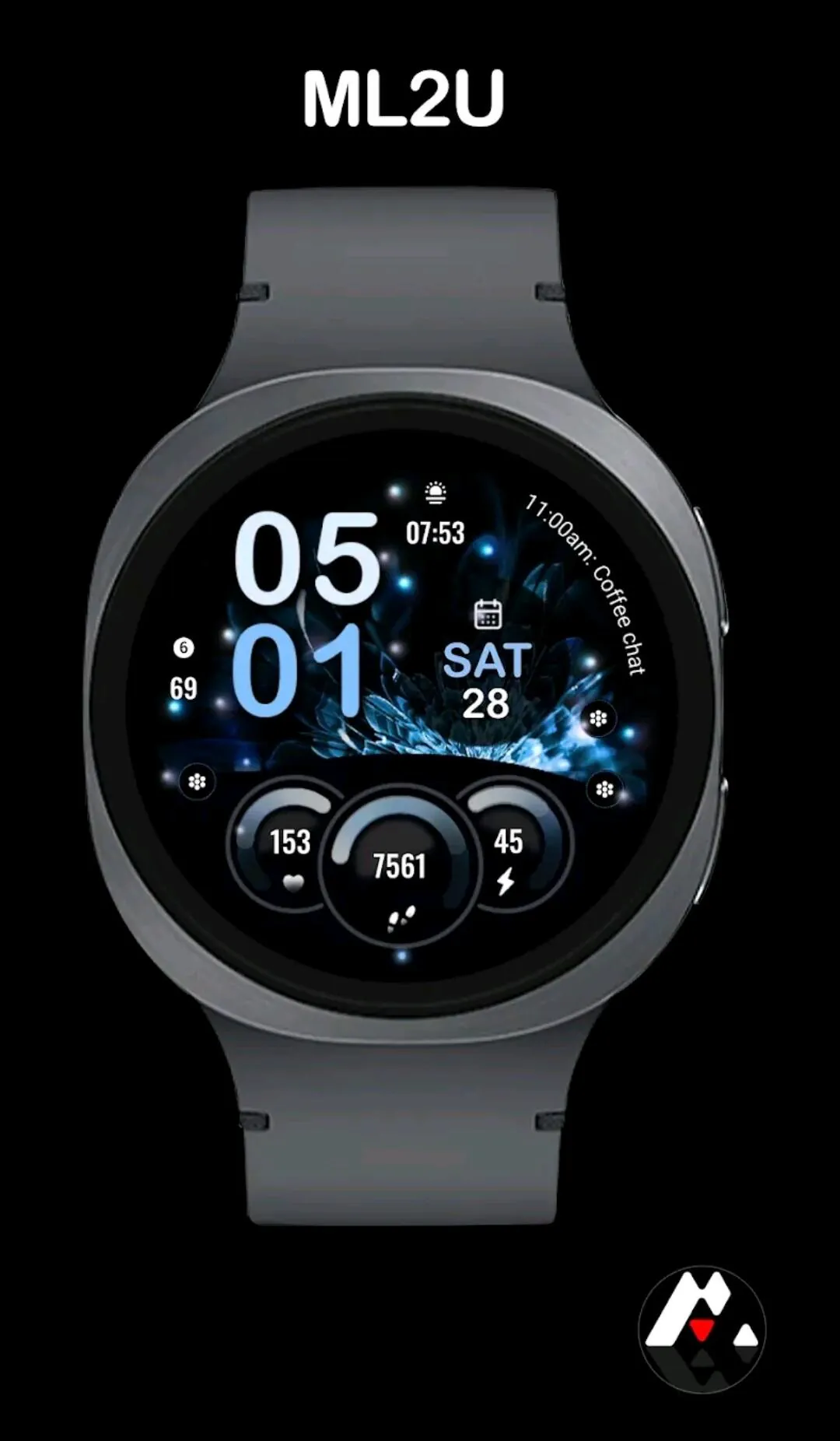 [Google Play] Mặt đồng hồ Galaxy ML2U 115 (0 won) (Miễn phí)