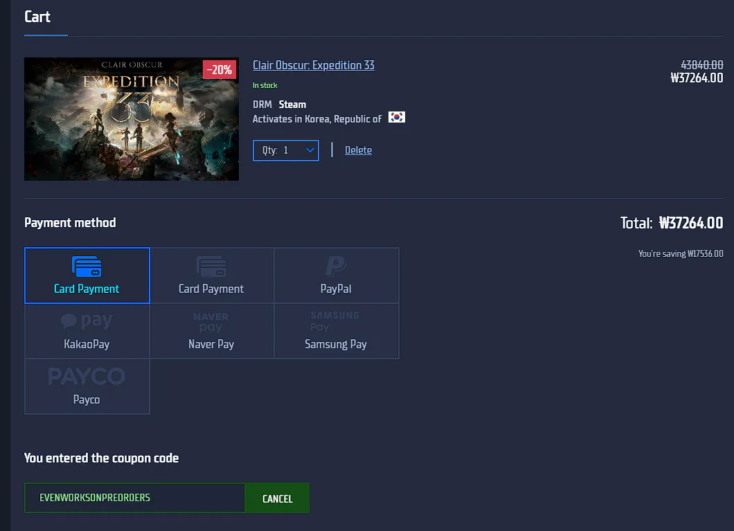 image.png [gamersgate] 33원정대(Clair Obscur: Expedition 33) (37,264원) (무료)