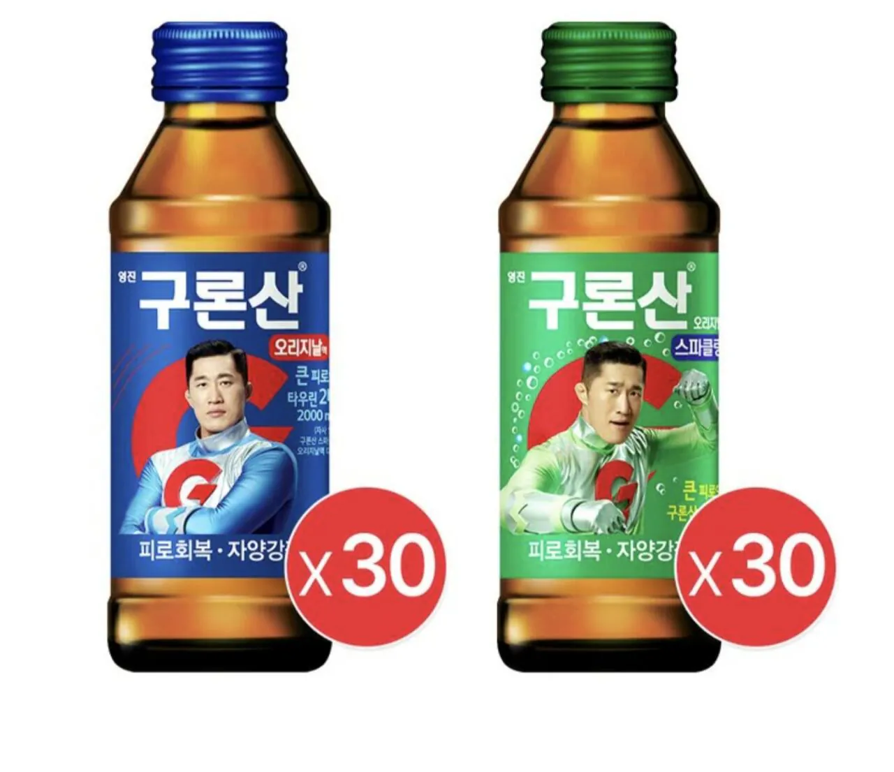 [SSG] 구론산 오리지날액 150ml 30병+스파클링 150ml 30병