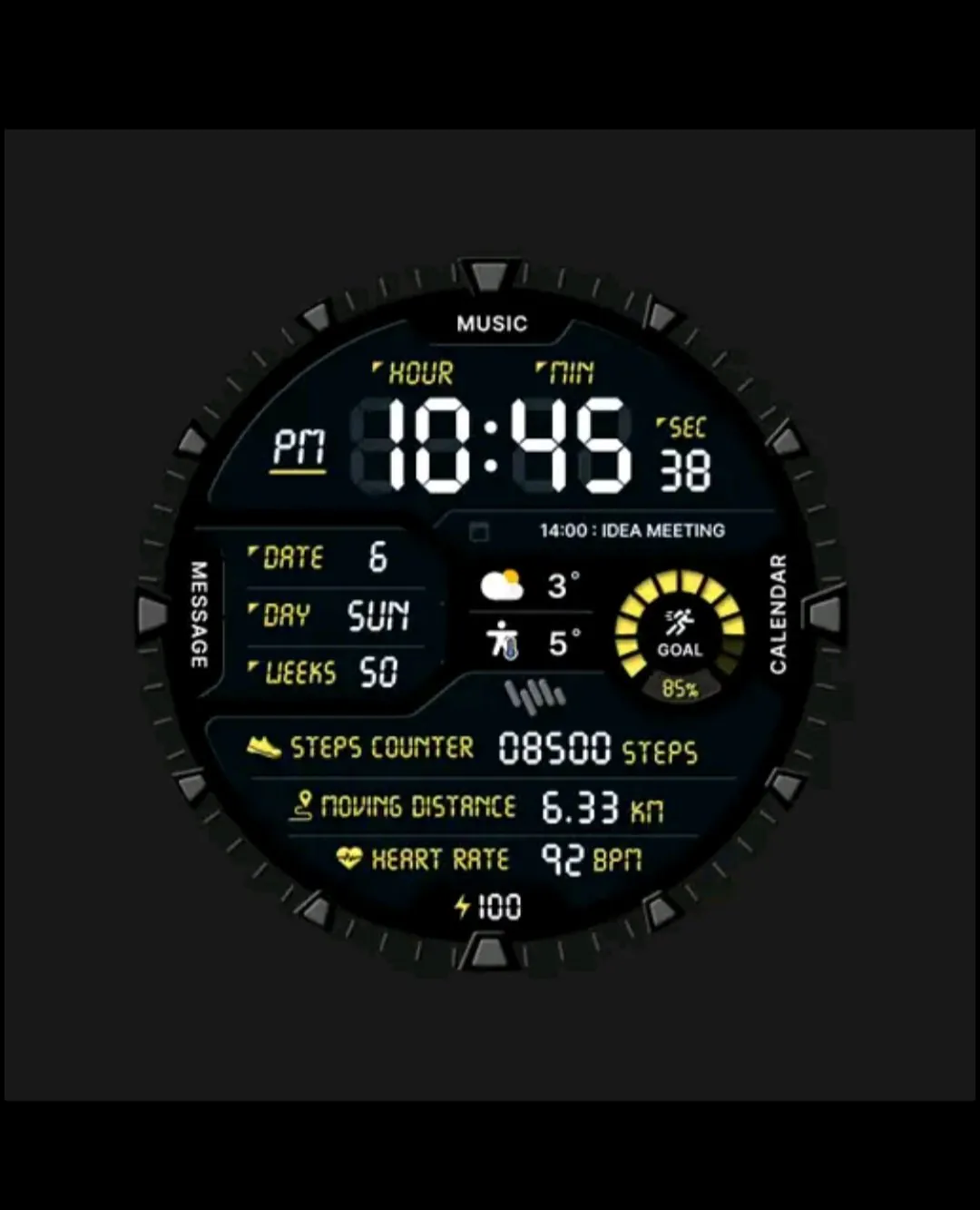 [WearOS] Mặt đồng hồ SamWatch Digital F 2024 và hơn thế nữa (miễn phí) (miễn phí)