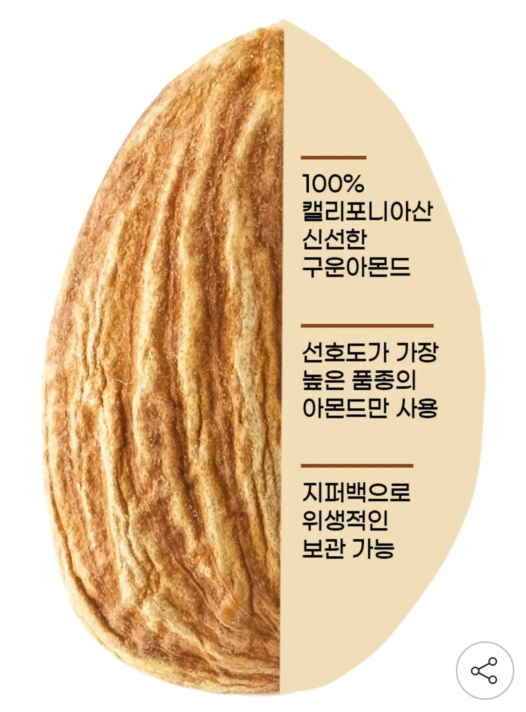 1000006699.jpg [G Market] Hạnh nhân rang Seorae 1kg 25 tuổi (13.090 KRW) (Miễn phí)
