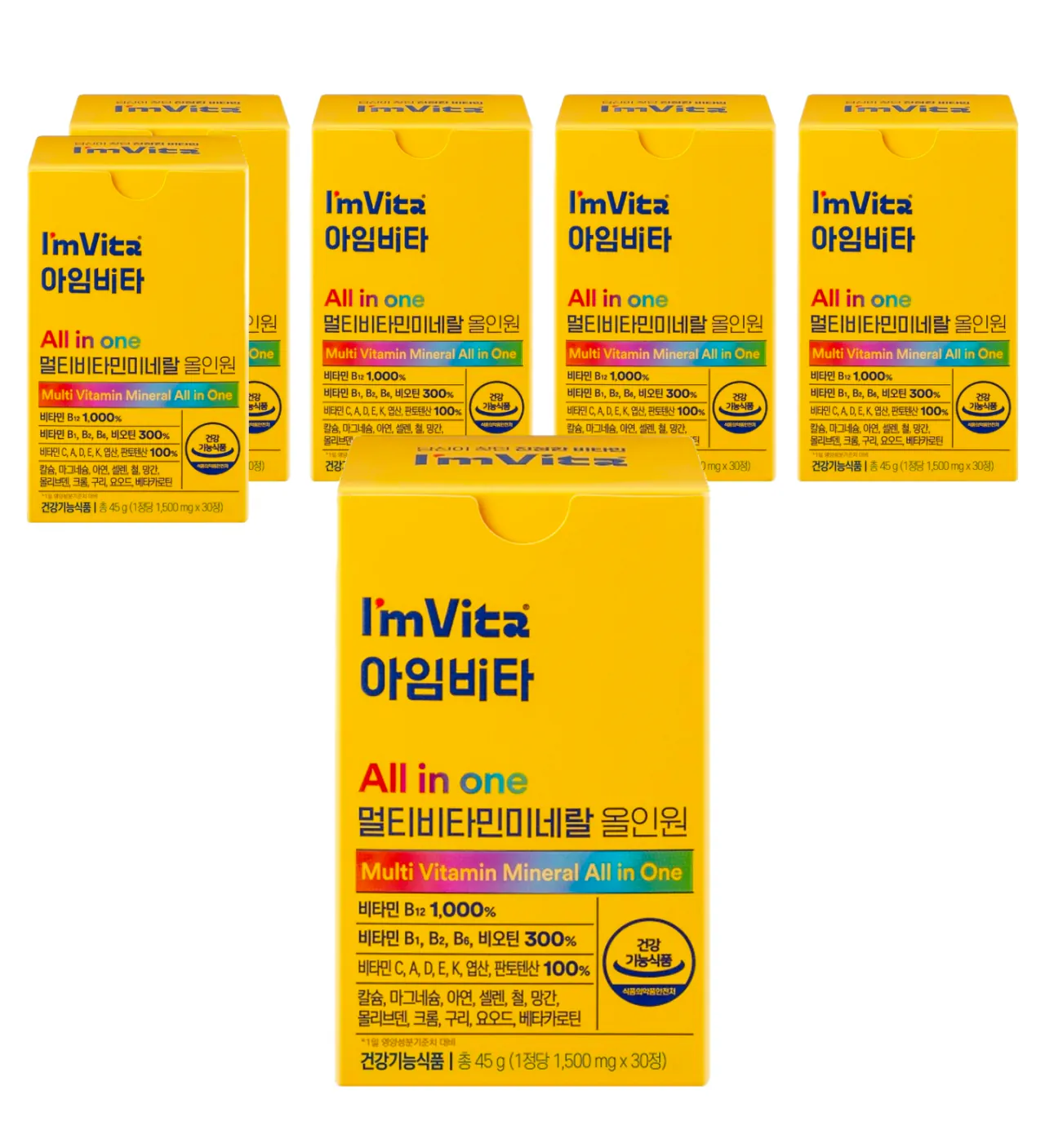 [Coupang] I'mvita Multivitamin Mineral All-in-One 30 viên x 6 (30.000 won) (0 won)