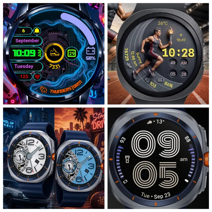 [Google Play] Galaxy Watch Face Hút thuốc Cyborg và 4 loại khác (0 won) (Miễn phí)