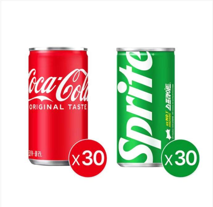 [SSG] 코카콜라 190CAN X30 + 스프라이트 190CAN X30