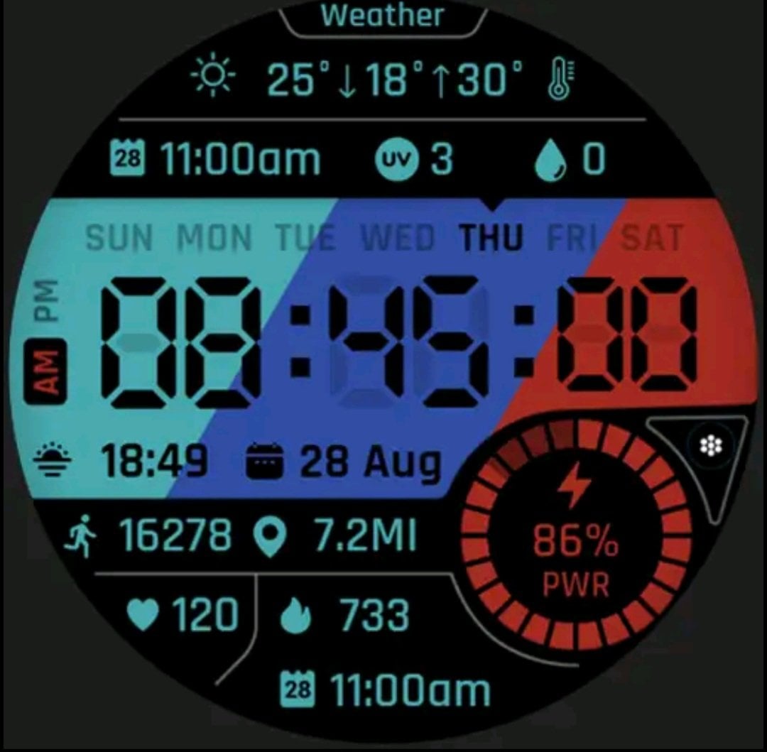 [WearOS] dravorn 워치페이스 (무료) (무배)