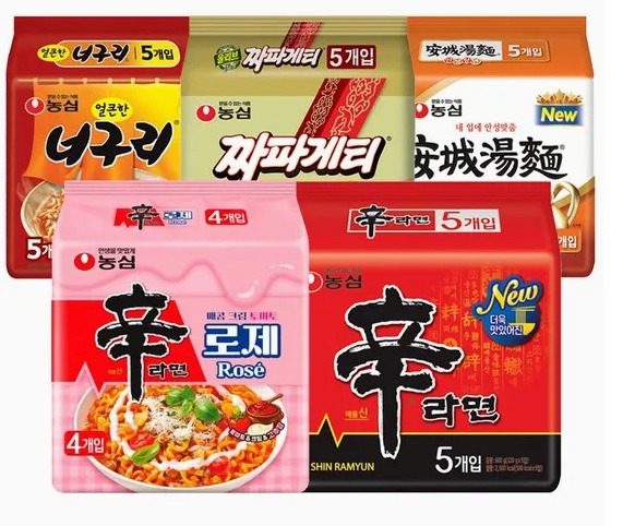 image.png [롯데온] 신라면5봉+짜파게티5봉+신라면로제4봉+배홍동비빔면4봉 (13,900원) (무료)