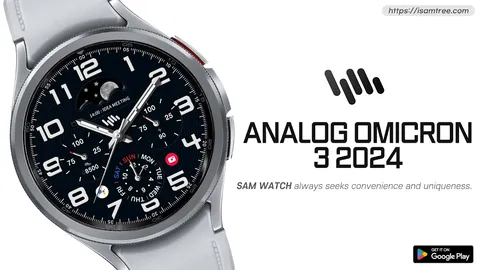 [구글플레이] SamWatch Analog Omicron 3 2024 등 2종 (0원) (무료)