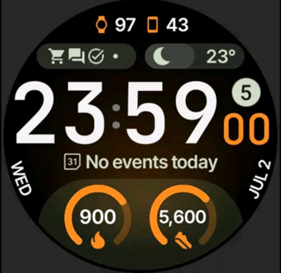 [WearOS] trackMate 워치페이스 (무료) (무배)