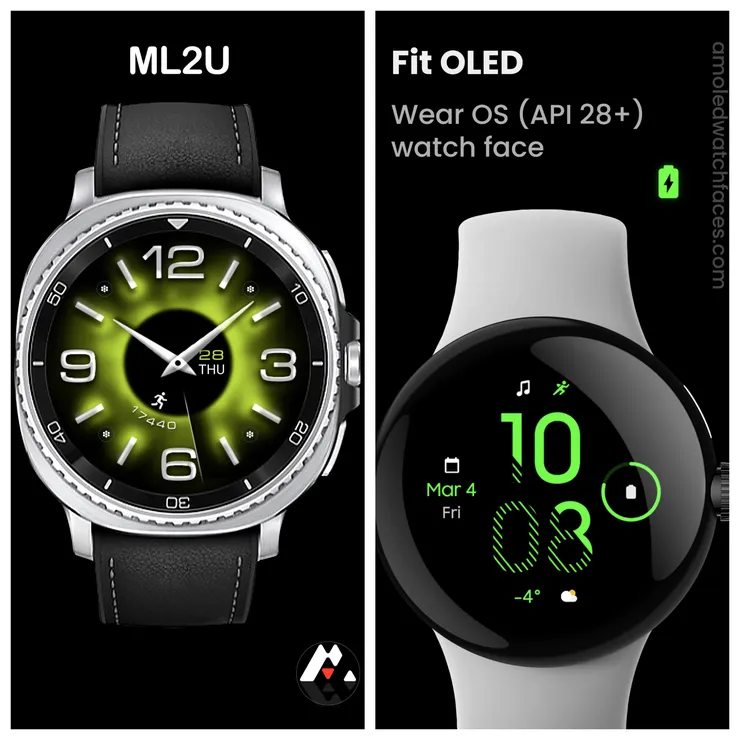 [구글플레이] 갤럭시 워치페이스 Hybrid Watch Face 2 등 4종 (0원) (무료)