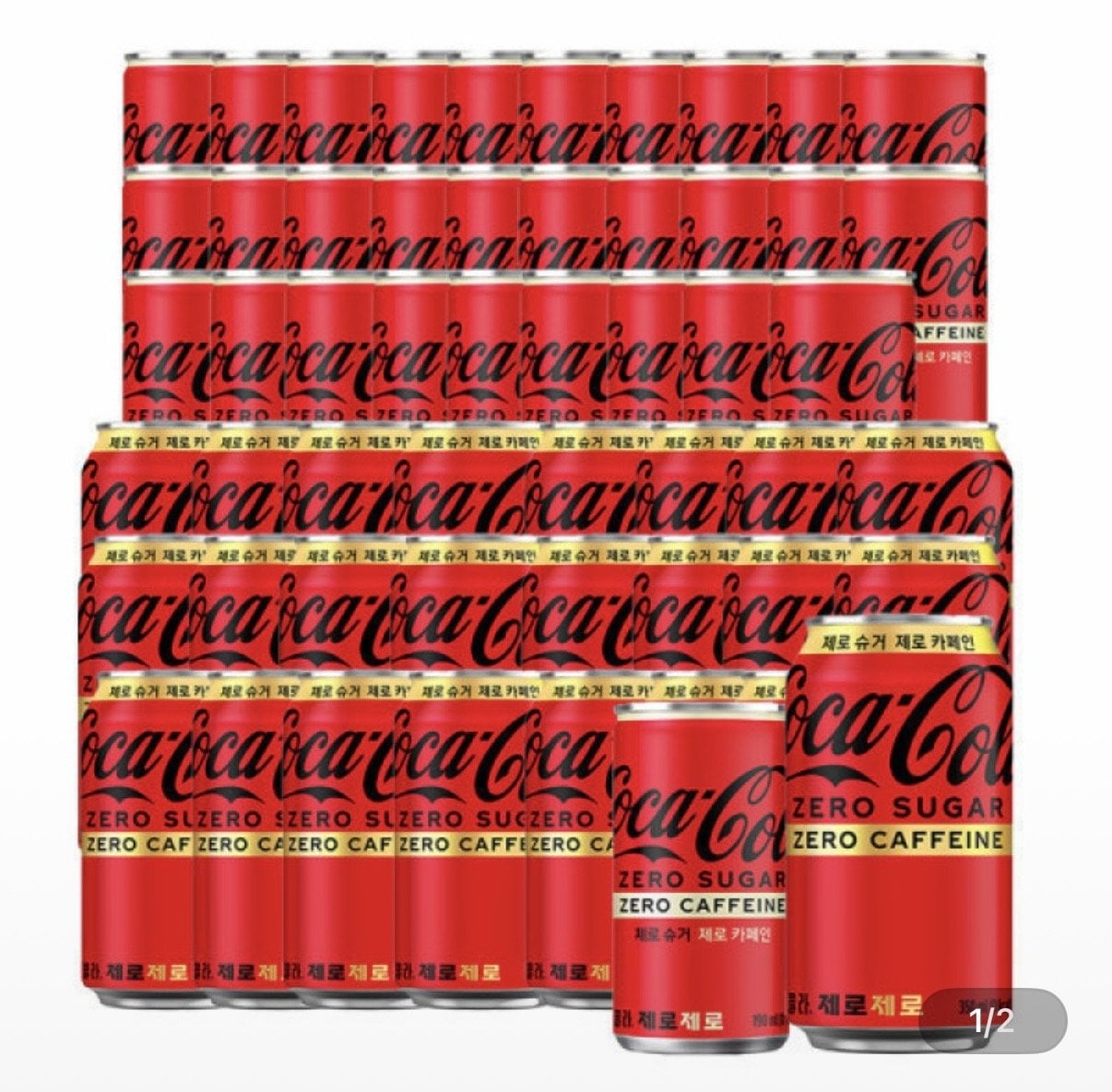 [G Market] Coca-Cola Zero Zero 190ml 30 lon + Coca-Cola Zero Zero 350ml 24 lon (28.030 won) (Miễn phí)