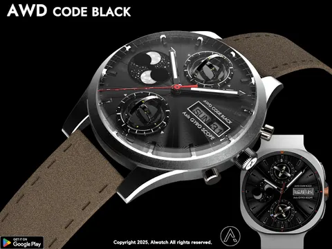 [Google Play] Mặt đồng hồ Galaxy HMK WD123, AWD Code Black, v.v. (0 won) (Miễn phí)