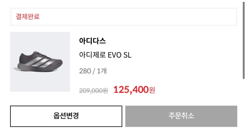 [ABC마트] 아디제로 EVO SL (115,200원) (무료)